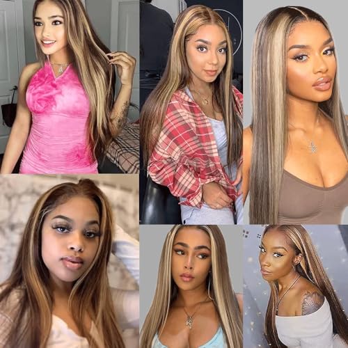P4/613 Brazilian Hair Bundles Straight Ombre 20 22 24 Inch