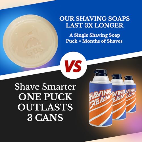 G.B.S GENTS Heavy Duty Black Ceramic Shaving Bowl, Mug with Natural Shave Soap ? for use with up to 3¡± Shaving Soaps and Lathering Shave Cream Cup ? Pommel Handle (Black)