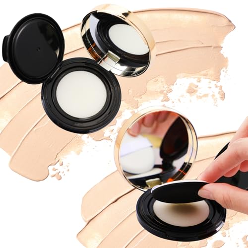 Patelai 0.5oz Portable Cushion Foundation Container with Sponge Puff