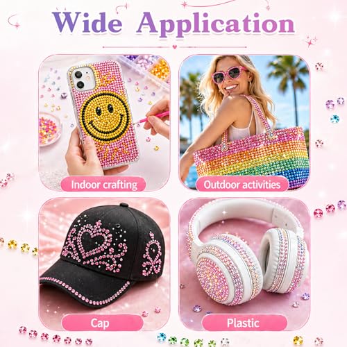 DIY Rhinestone Bedazzling Kit with 40 Colors & Professional Tools