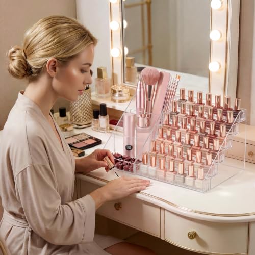 HBlife 6-Tier Nail Polish Organizer with Tool Storage