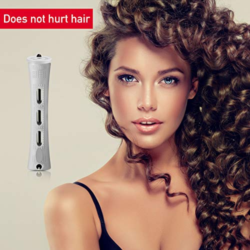 WILLBOND 60pc Hair Perm Rods Set with Elastic Bands