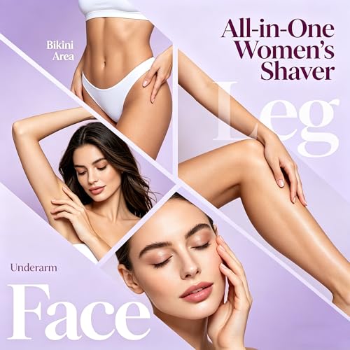 2-in-1 Bikini Trimmer & Body Shaver for Women - Waterproof, Cordless