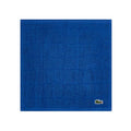 Lacoste Croc Scale 100% Cotton Towels ? Highly Absorbent & Quick Drying, Premium Super Soft Bath Towel, Bathroom Essential, Gift for All Occasions, Machine Washable, Surf Blue, 13" x 13" Wash Cloth