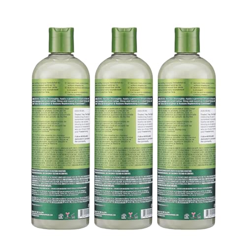 ORS Olive Oil Deep Cleansing Creamy Aloe Shampoo infused with Aloe Vera for Rejuvenating Moisture 16 Ounces (Pack of 3)