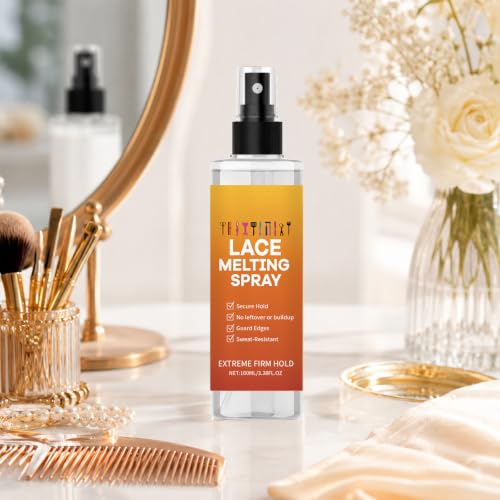 Lace Melting Spray for Wigs - Extra Hold, Matte Finish (2 Pack)