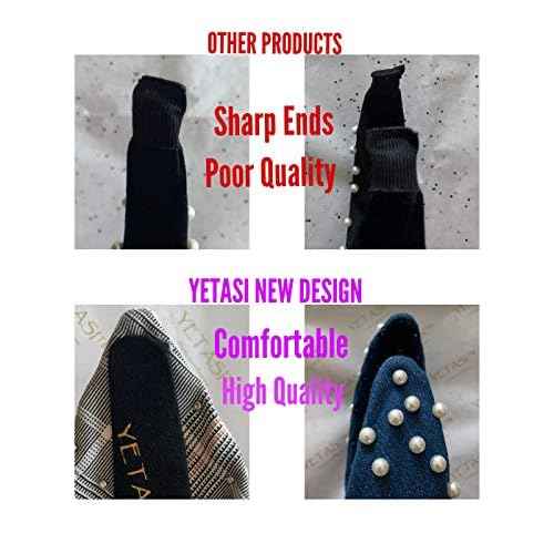 Women's Headbands: Brown Velvet Chic Knotted Top Knot, Trendy Fashion Designer Head Band