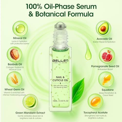 Gellen Cuticle Oil Roll-On - Nail Growth & Repair
