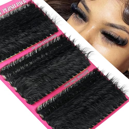 Lash Clusters 260D Volume Eyelash Extensions 12-22mm (288pcs)