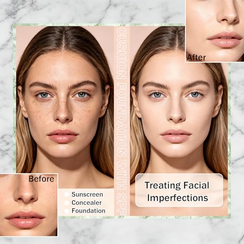 CC Cushion Foundation SPF 50+ - Full Coverage Moisturizing