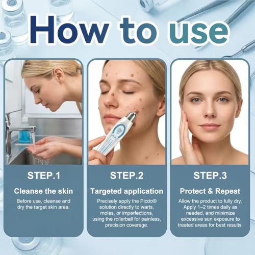 Luhaka 2PCS Picdo 7-Day Skin Smoothing Pen - Moisturizing & Nourishing Beauty Rollerball
