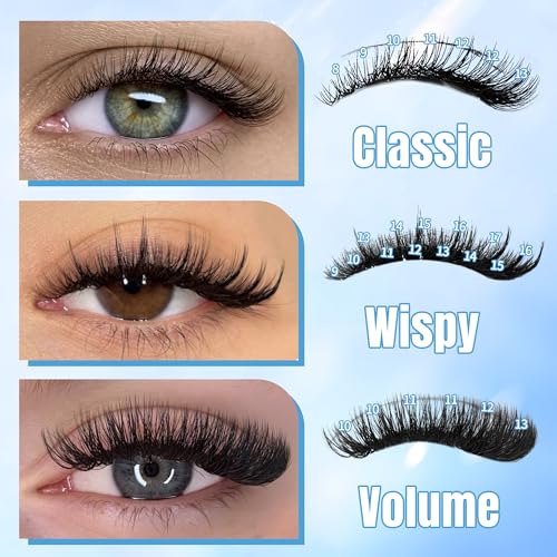 Classic Lash Extensions 0.15mm C Curl 7-15mm Mix Professional
