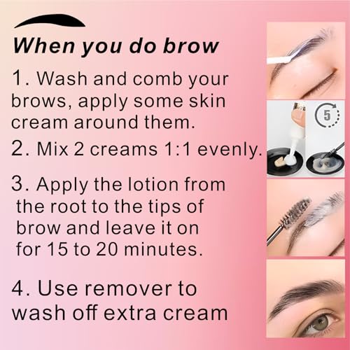 Eyelash & Eyebrow Color Kit - Lasting Black & Brown Treatment