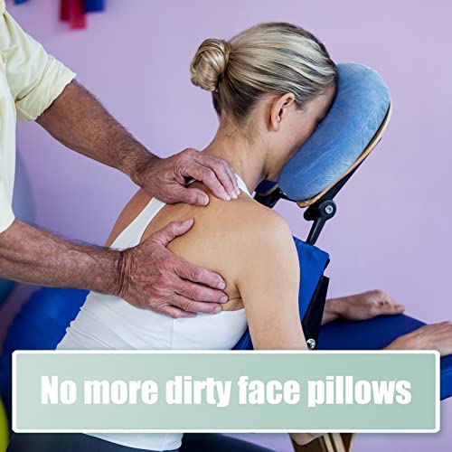 Jecery 300 Pcs Disposable Face Cradle Covers, Soft Fitted Headrest Neck Pillow Covers for Massage Tables, Chairs Beauty Salon Spa