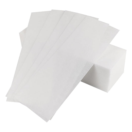 150 Pcs Waxing Paper 2.8 x 7.9 Inch Wax Strips For Hair Removal On Legs Chest Back Intimate Areas And Face