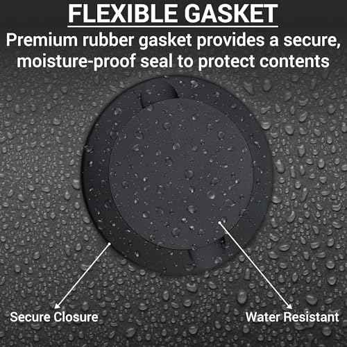 Matte Black Metal Zyn Pouch Container ? Dual Compartment Storage Tin with Secure Lid