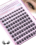 Wispy Lash Clusters 10-18mm CD Curl Eyelash Extensions with Bottom Lashes
