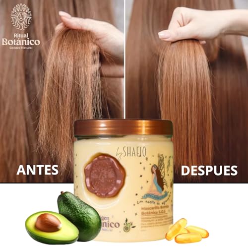Bomba Botánica S.O.S. Hair Mask with Collagen & Biotin - Repairs & Reduces Hair Loss
