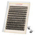 LAVONE Lash Clusters 144PCS D Curl 8-18mm DIY Eyelash Extensions