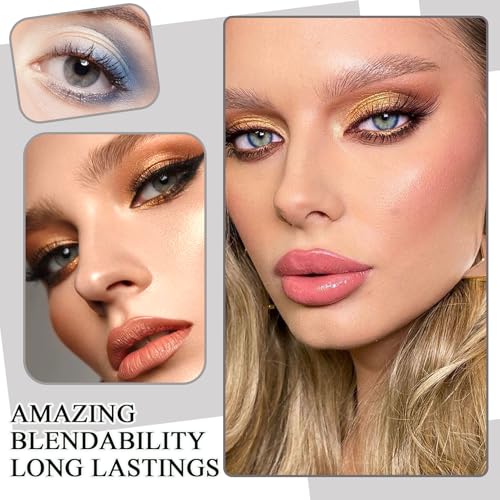 Smoky Eyeshadow Palette 16 Colors Matte Shimmer with Brushes