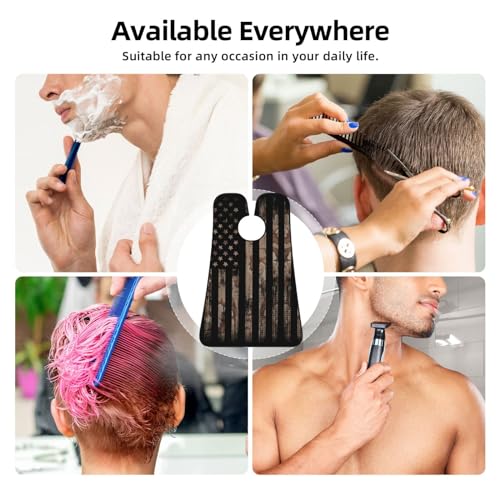 Football Beard Bib Apron, Beard Hair Catcher For Men Shaving, Waterproof With Suction Cups