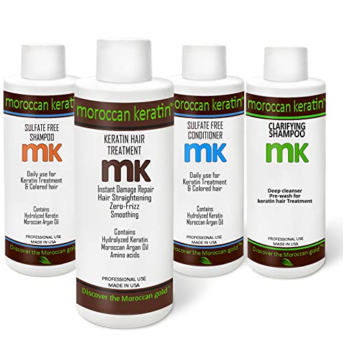 Moroccan Keratin Hair Treatment Set - Professional Blowout Kit