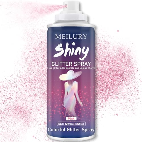Holographic Glitter Hair and Body Spray - Meilury Shimmer Highlighter