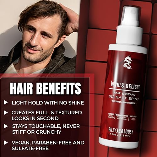 Billy Jealousy Sea Salt Spray - Texturizing Volume & Beachy Hair