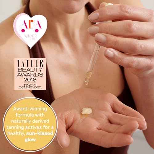 Balance Me Gradual Tanning Drops 1.01 fl oz, With Vitamin E, Hydrating Self Tanning for Face & Body, Streak-Free and No Odour