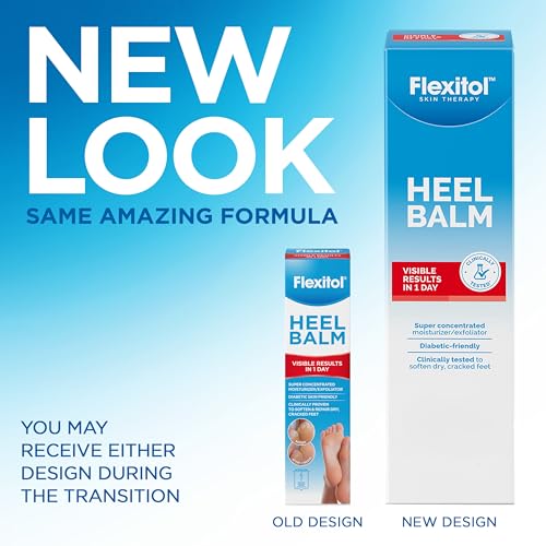 Flexitol Heel Balm - Cracked Heel Cream with 25% Urea, 4 oz