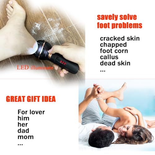 CIVYPRO Electric Foot Callus Remover - Rechargeable IPX7 Pedicure Tool Set
