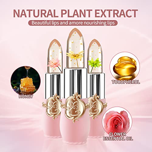 BestLand Flower Jelly Lipstick Set 6 Colors - Temperature Change