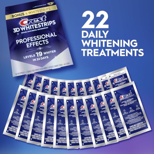 Crest 3D Whitestrips Professional Effects Teeth Whitening Kit, 22 Treatments