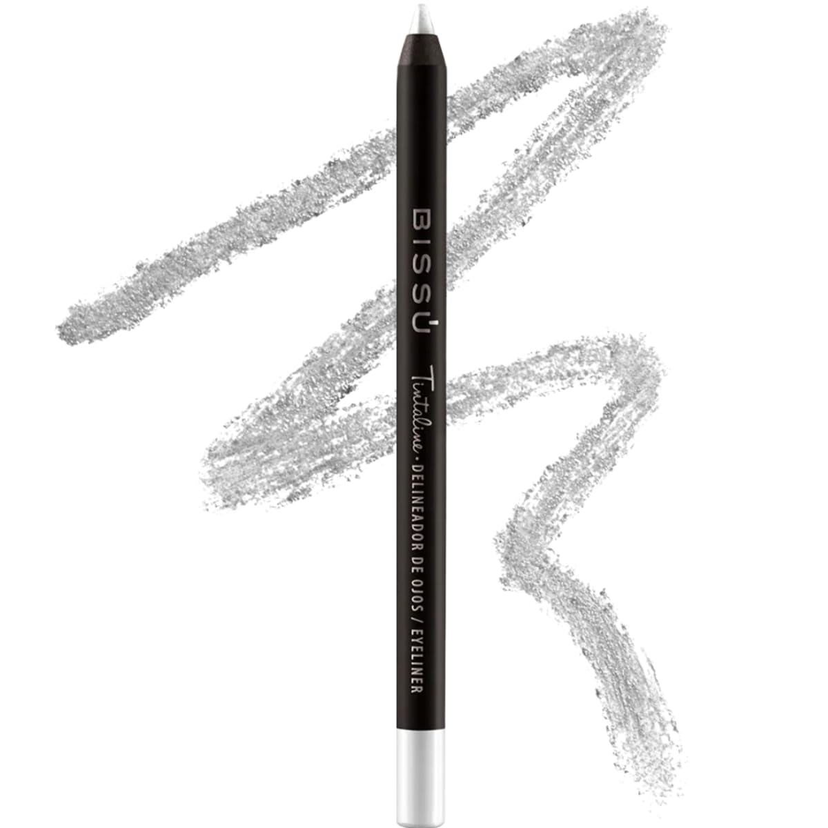 Bissú Tintaline Eyeliner - 25 Vivid Colors, High-Coverage, Long-Lasting & Smudge-Proof (Snow)