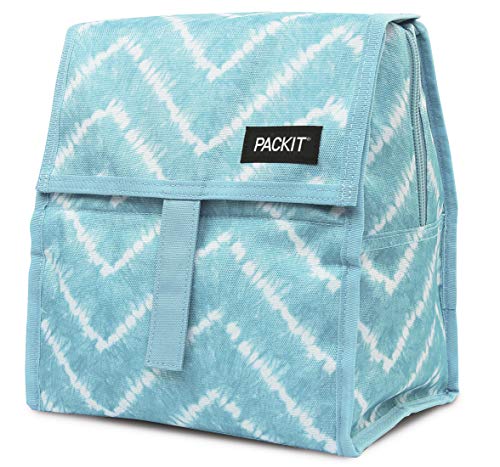 PackIt Freezable Lunch Bag, Tonal Camo Gray, Built with EcoFreeze Technology, Foldable, Reusable, Zip and Velcro Closure with Buckle Handle, Great for Fresh Lunches