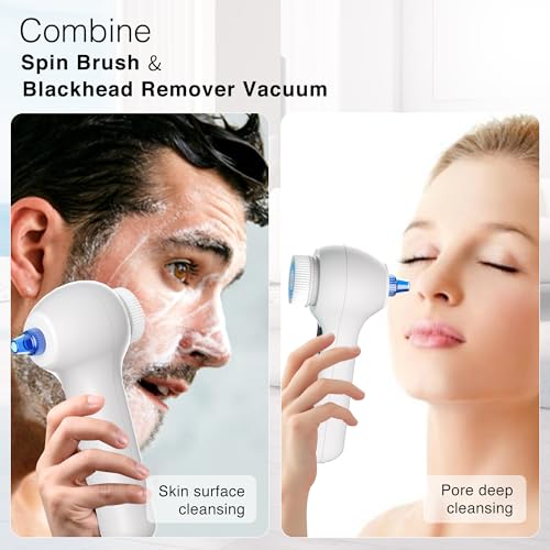 Umickoo 3-in-1 Facial Cleansing Brush & Blackhead Remover