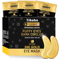 Under Eye Patches (36 Pairs) - Valentines Day Gifts for Women, 24K Gold Eye Masks Enriched with Abundant Collagen for Dark Circles, Puffy Eyes, Wrinkles - Vegan & USA Tested