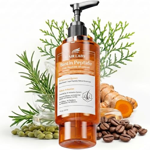 Hair Labs Biotin Peptide Thickening Shampoo for Thinning Hair - 7 Fl Oz