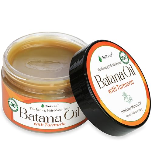 Batana Oil with Turmeric Extract for Hair - 4.23 oz