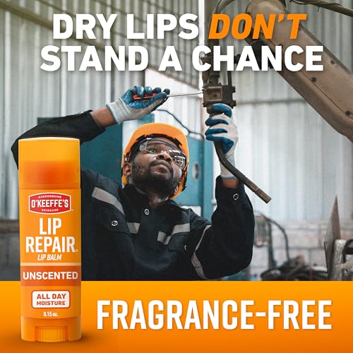 O'Keeffe's Lip Repair Unscented Lip Balm Twin Pack