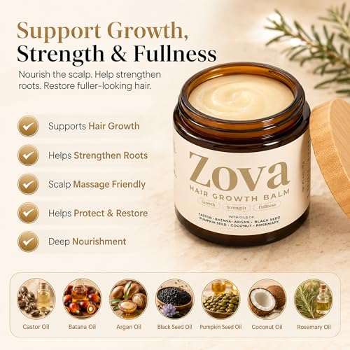Zova Hair Growth Balm - Multi-Oil Blend for Thicker Hair