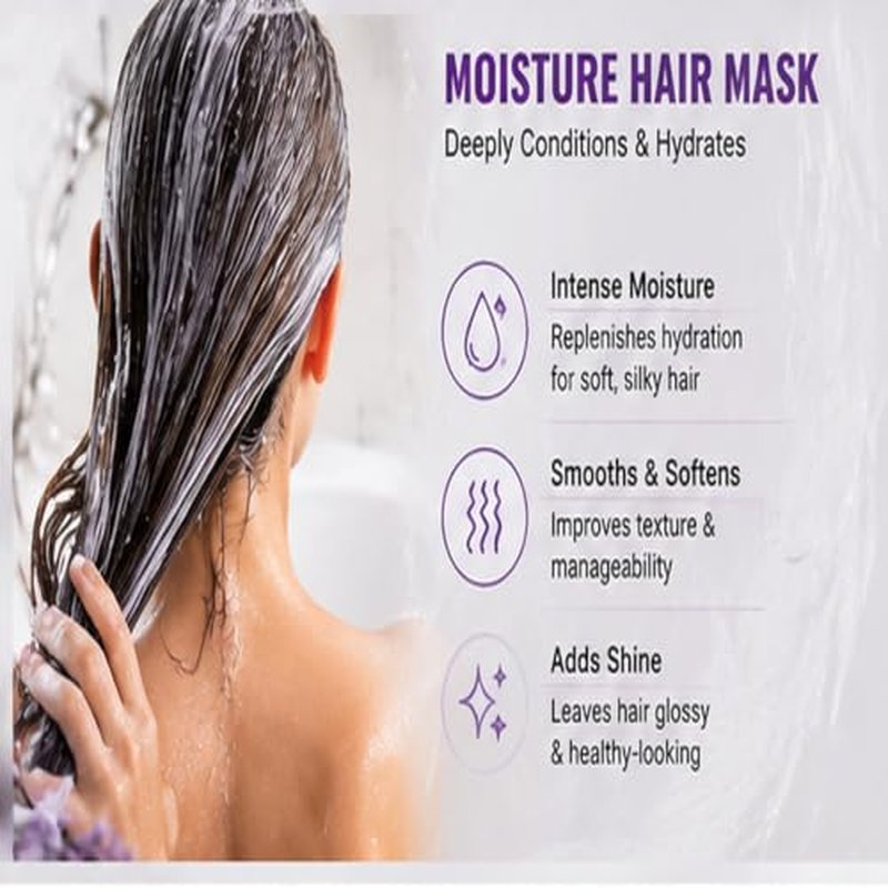 Purple Hair Mask for Blonde & Gray Hair - Reduces Brassiness