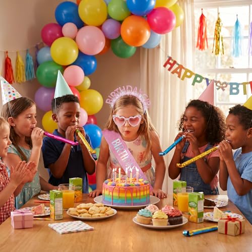 Birthday Girl 3-Piece Party Set: Sash, Headband & Sunglasses