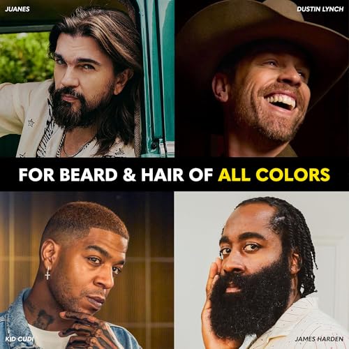 The Beard Club Permanent Beard & Hair Dye for Men | Black