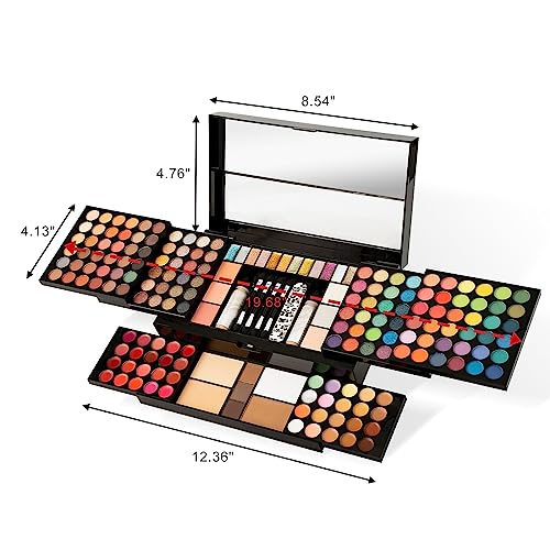 MISS ROSE M 187 Colors Professional Makeup Palette Kit