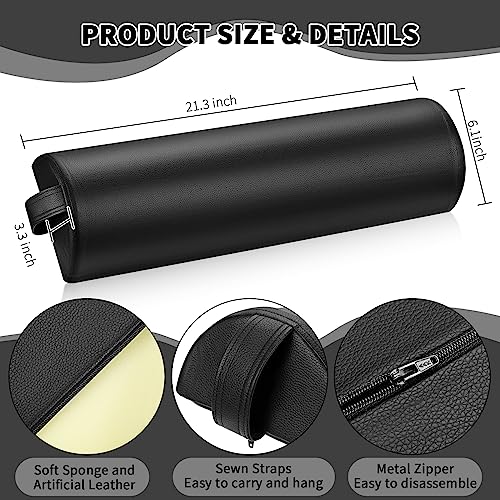 Ripeng Half Round Massage Table Bolster Pillow Set of 4 with Strap Handle
