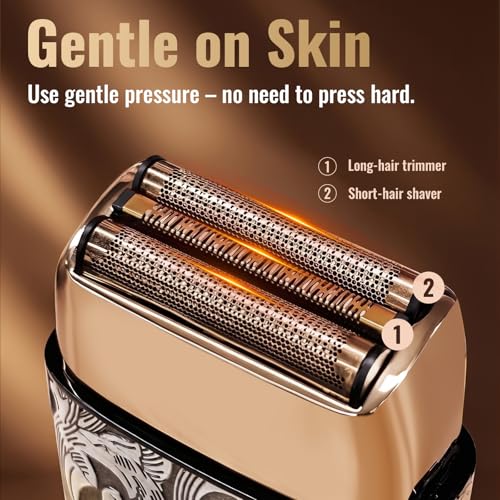 Ufree Men's Electric Trimmer & Foil Shaver Set – Rechargeable Beard & Body Grooming Kit