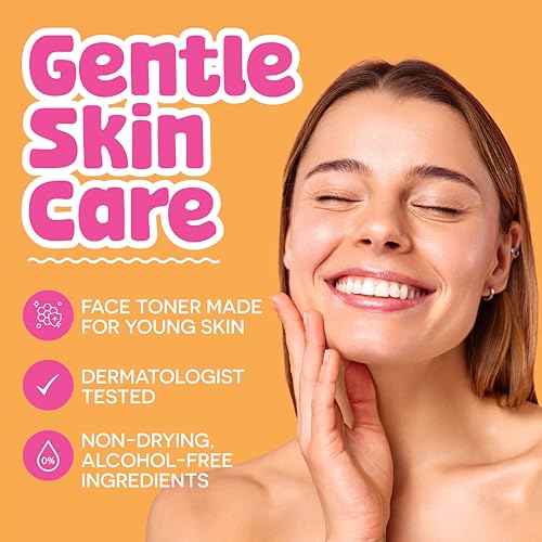 BeYouTiful Clarifying Face Toner, Easter Gifts for Kids, Preppy Skin Care for Balanced Skin, Gentle Facial Skincare for Tweens Kids Girls and Boys, 5 fl oz, Easter Basket Stuffers