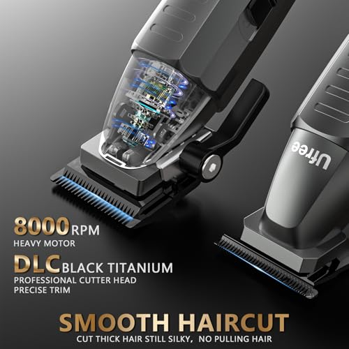 Ufree Professional Cordless Hair Clippers & Beard Trimmer Set