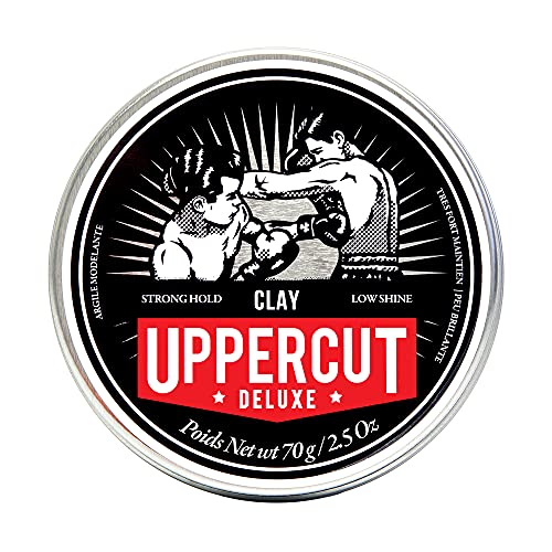 Uppercut Deluxe Clay Hair Pomade - Strong Hold Matte Finish